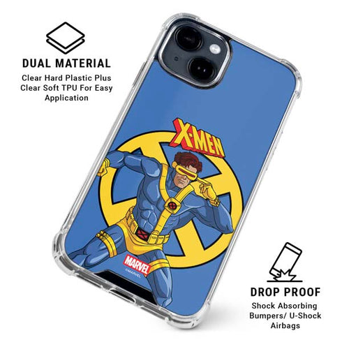 Marvel X-Men Cyclops iPhone 15 Clear Case